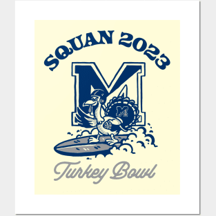 Squan 2023 Turkey Bowl Posters and Art